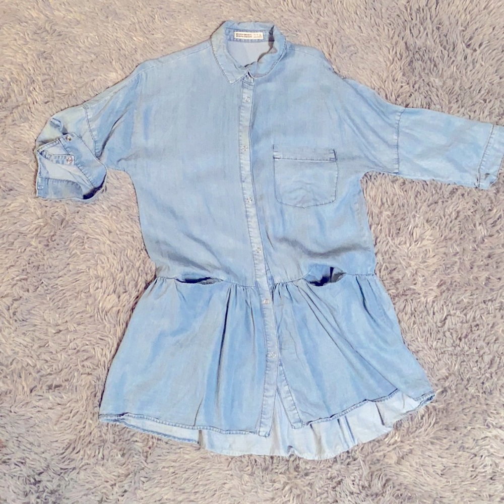 Chambray dress.